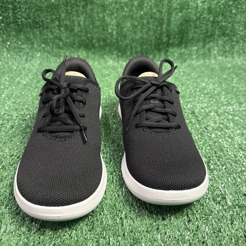 NWB Kizik Madrid Slip-On Eco-Knit Wide Black Athletic Sneakers Mens 5 Womens 6.5